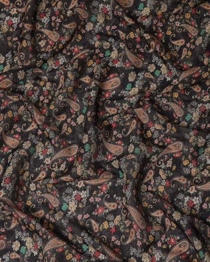 Black Viscose Crepe Fabric 110cm – Buy Online