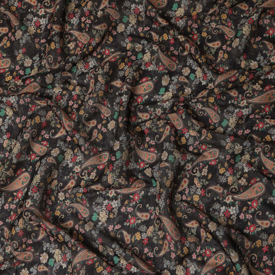 Black Viscose Crepe Fabric 110cm – Buy Online