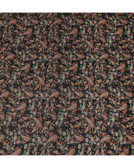 Black Viscose Crepe Fabric 110cm – Buy Online