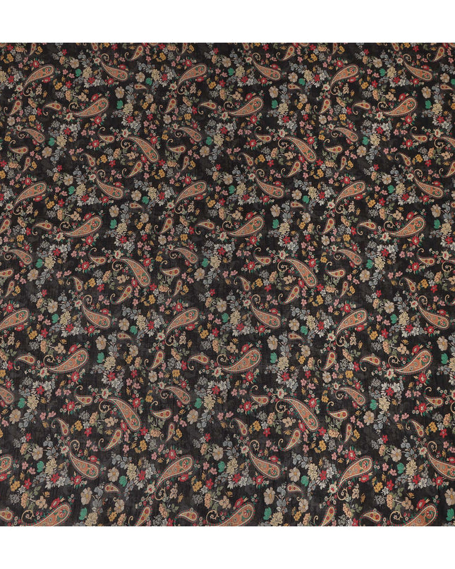 Black Viscose Crepe Fabric 110cm – Buy Online