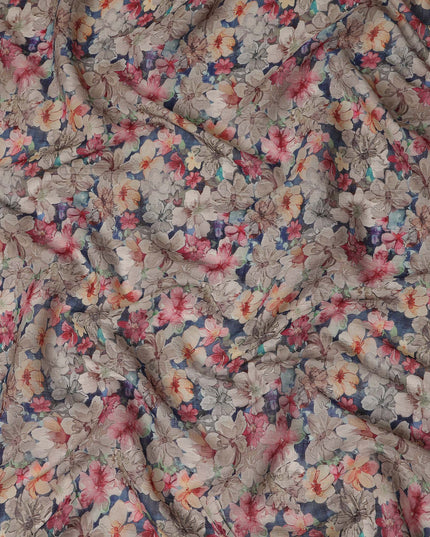 Multicolor Viscose Crepe Fabric 110cm – Buy Online