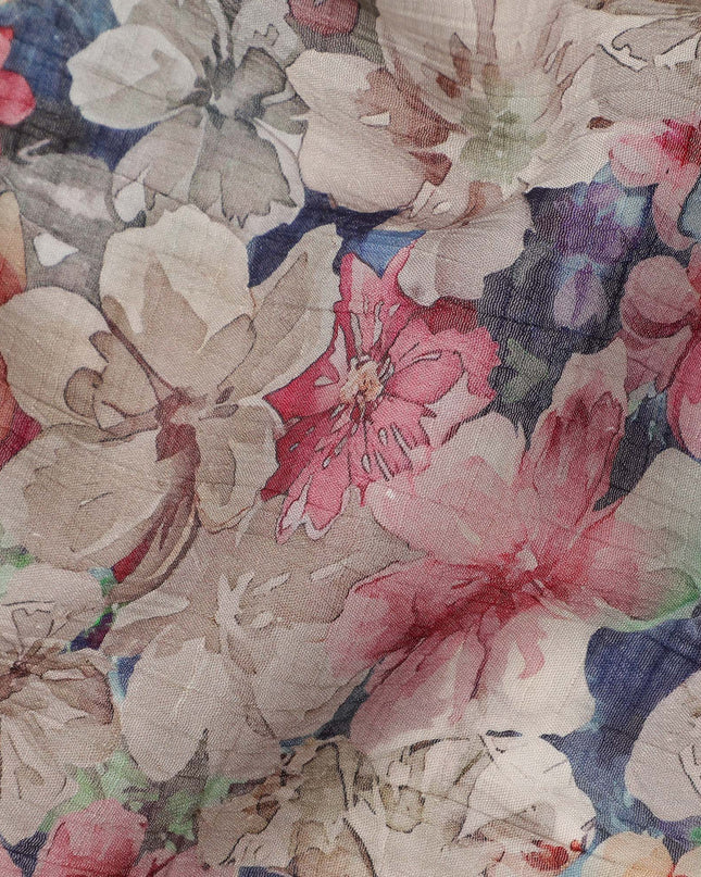 Multicolor Viscose Crepe Fabric 110cm – Buy Online