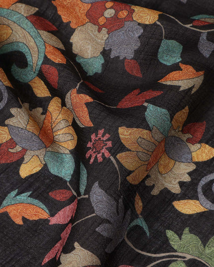 Black Viscose Crepe Fabric 110cm – Buy Online
