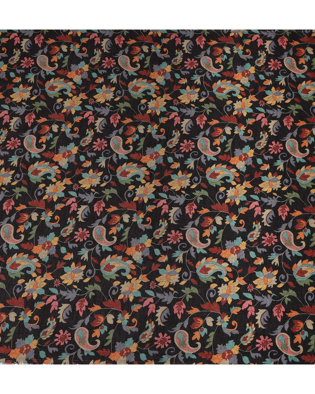 Black Viscose Crepe Fabric 110cm – Buy Online