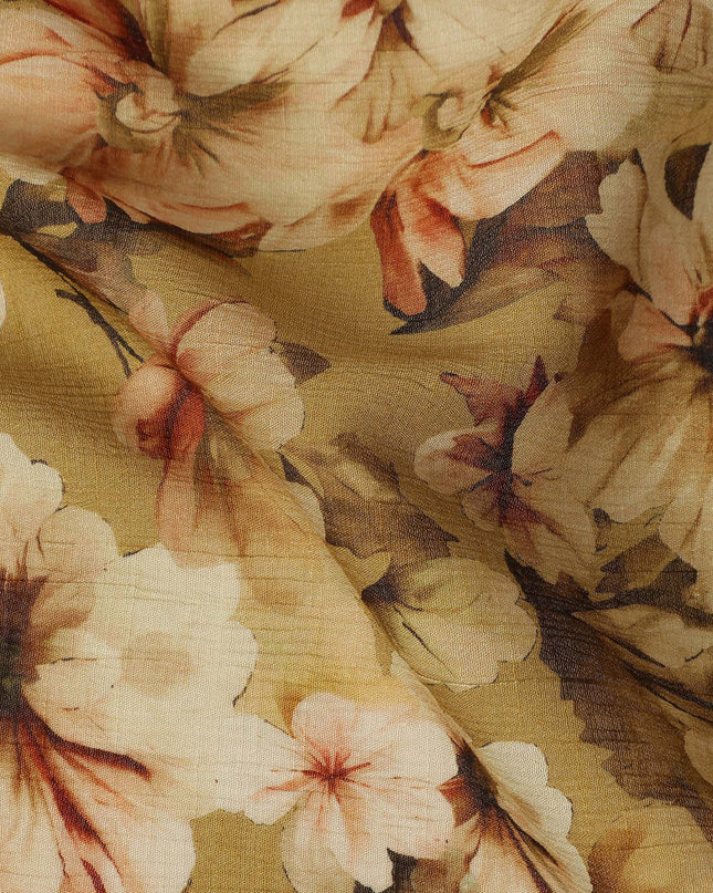Yellow Viscose Cotton Fabric 110cm – Buy Online