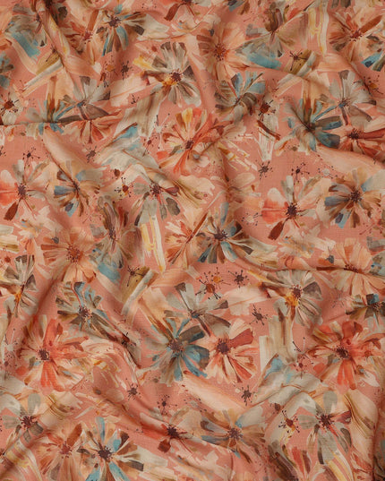 Pink Viscose Cotton Fabric 110cm – Buy Online