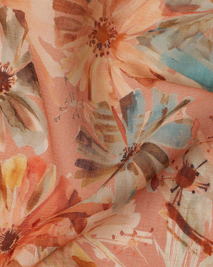 Pink Viscose Cotton Fabric 110cm – Buy Online