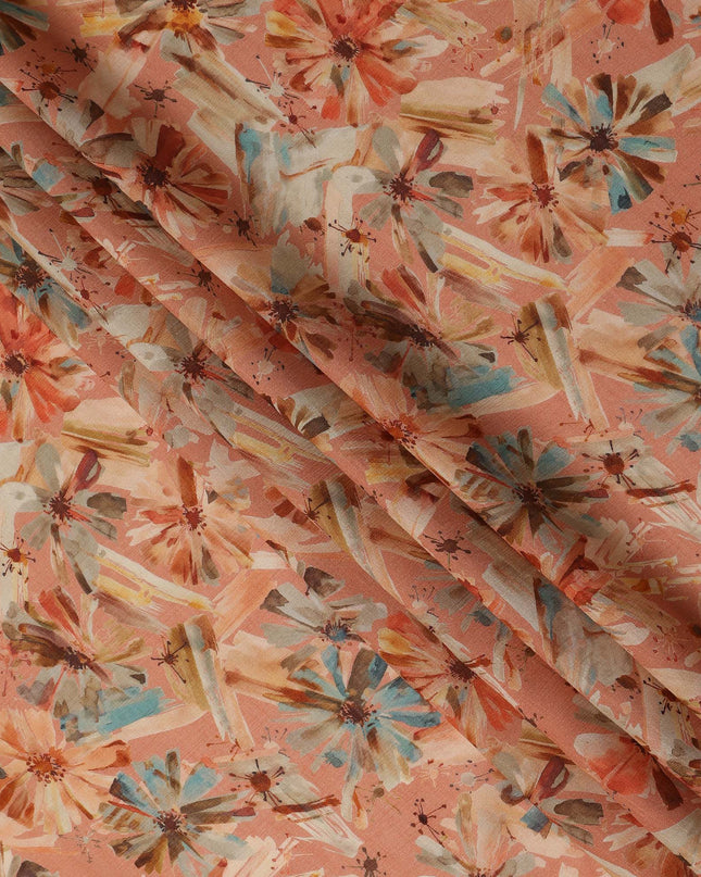 Pink Viscose Cotton Fabric 110cm – Buy Online
