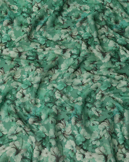 Green Viscose Cotton Fabric 110cm – Buy Online
