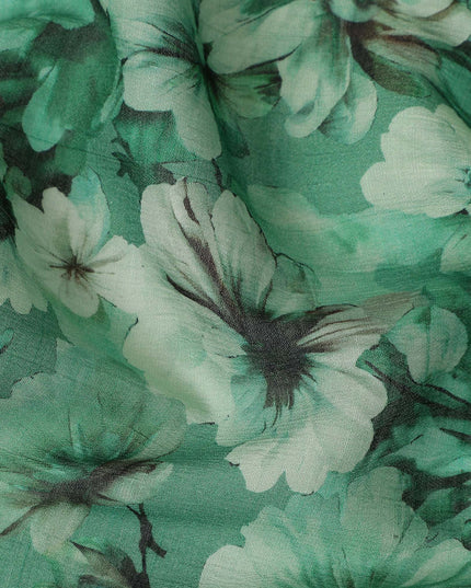 Green Viscose Cotton Fabric 110cm – Buy Online