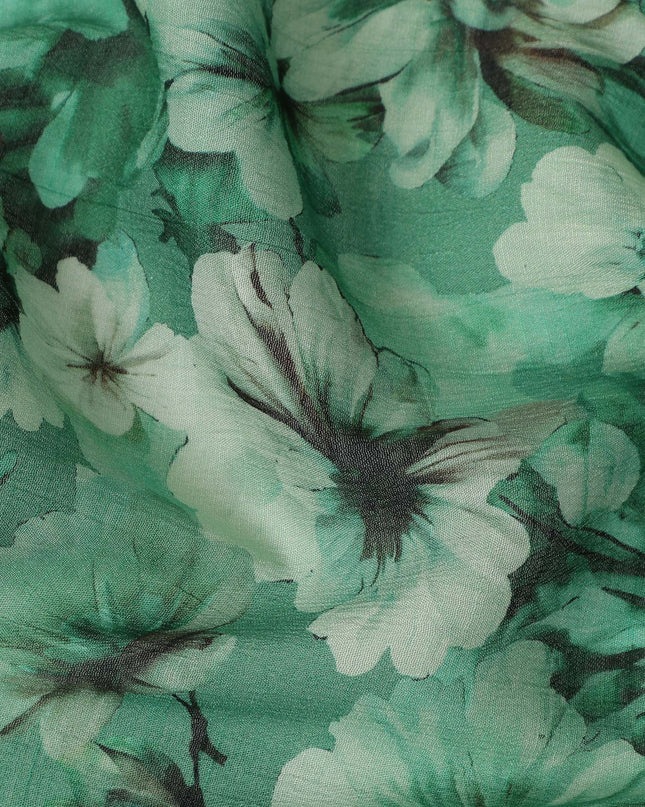 Green Viscose Cotton Fabric 110cm – Buy Online