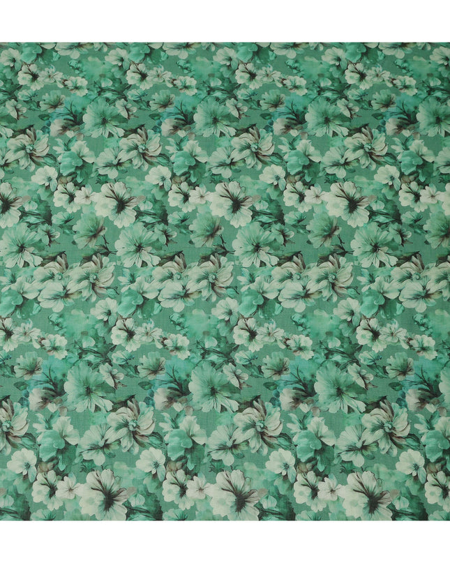 Green Viscose Cotton Fabric 110cm – Buy Online