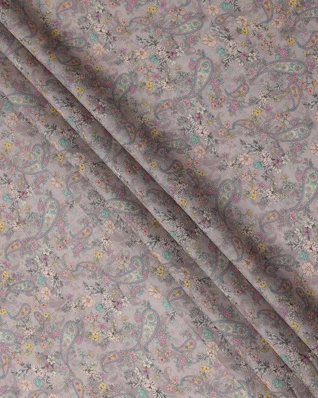 Grey Viscose Cotton Fabric 110cm – Buy Online
