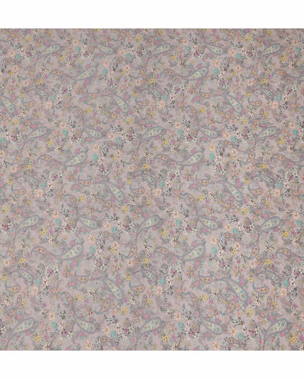 Grey Viscose Cotton Fabric 110cm – Buy Online