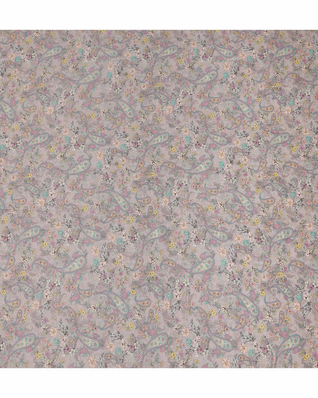 Grey Viscose Cotton Fabric 110cm – Buy Online
