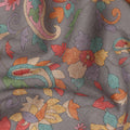 Grey Viscose Crepe Fabric 110cm – Buy Online