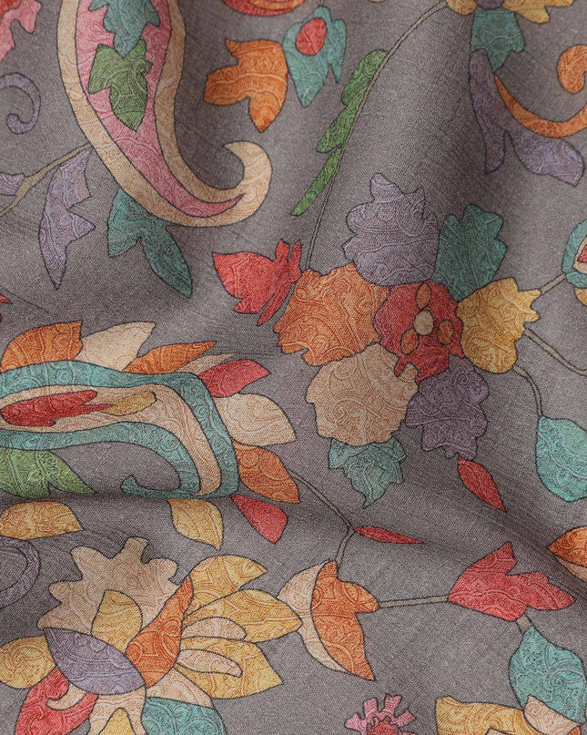 Grey Viscose Crepe Fabric 110cm – Buy Online