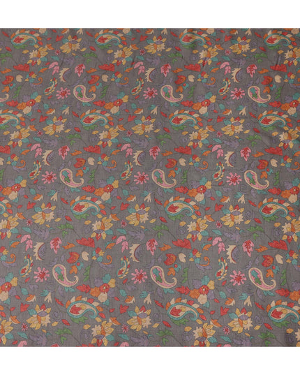 Grey Viscose Crepe Fabric 110cm – Buy Online