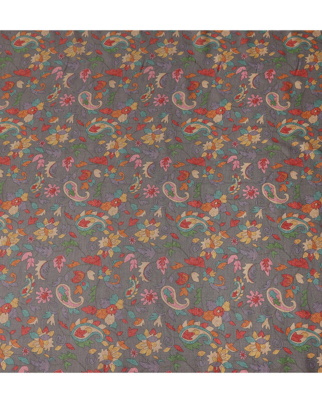 Grey Viscose Crepe Fabric 110cm – Buy Online