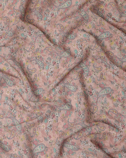 Pink Viscose Cotton Fabric 110cm – Buy Online