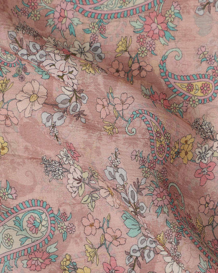 Pink Viscose Cotton Fabric 110cm – Buy Online