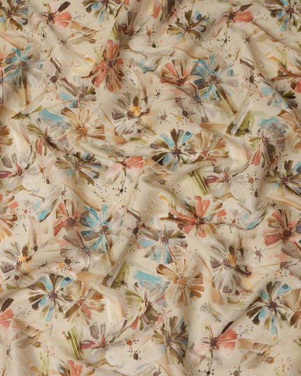 Multicolor Viscose Crepe Fabric 110cm – Buy Online
