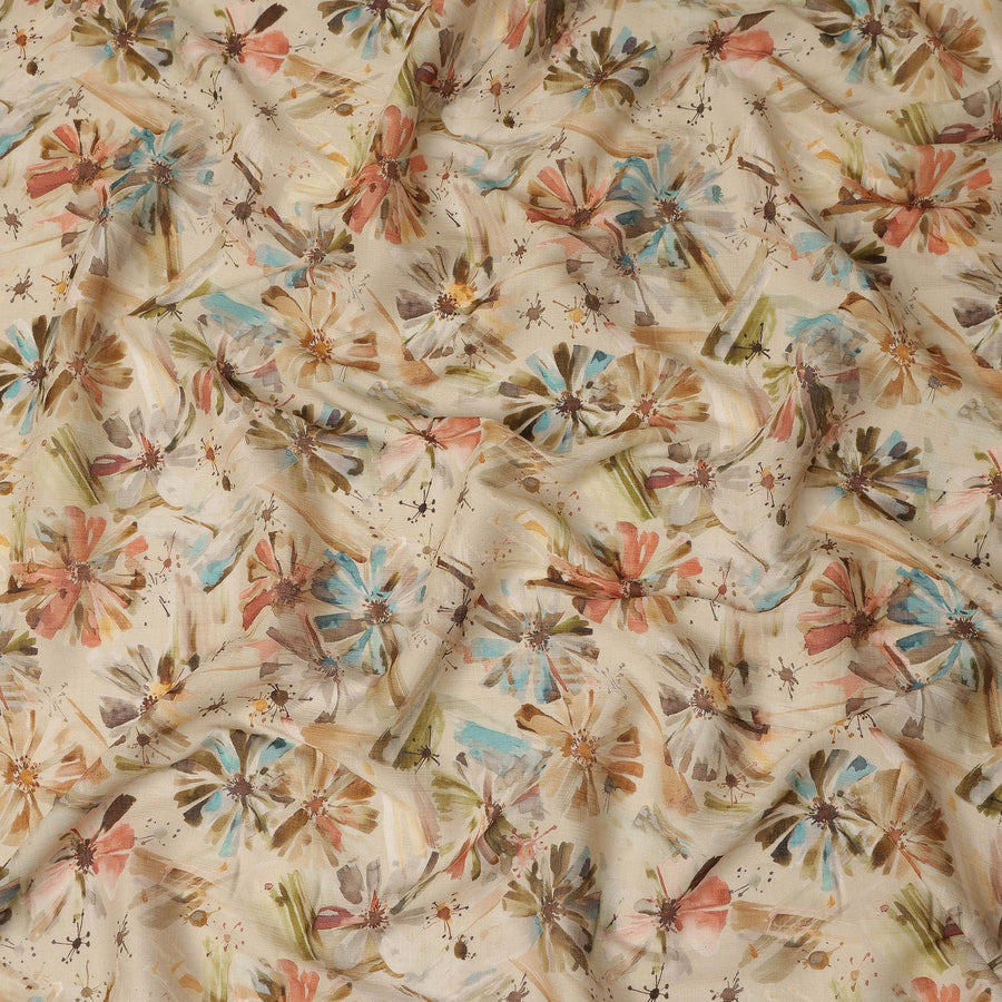 Multicolor Viscose Crepe Fabric 110cm – Buy Online