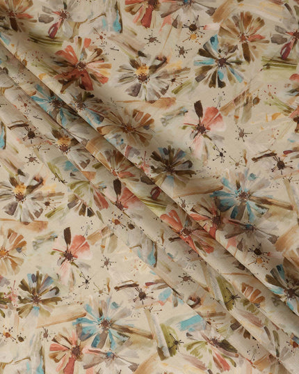 Multicolor Viscose Crepe Fabric 110cm – Buy Online