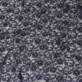 Navy Blue Metallic Lace Fabric 110cm