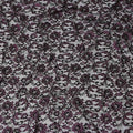 Dark Purple Metallic Lace Fabric 110cm