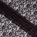 Dark Purple Metallic Lace Fabric 110cm