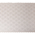 Ivory Beige Metallic Floral Fabric 110cm