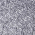 Silver Grey Metallic Floral Fabric 110cm