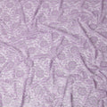 Lilac Purple Metallic Floral Fabric 110cm