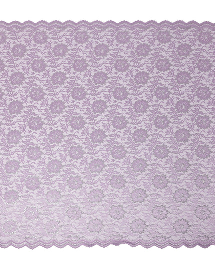 Lilac Purple Metallic Floral Fabric 110cm