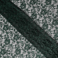 Forest Green Metallic Lace Fabric 110cm