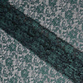 Teal Green Metallic Lace Fabric 110cm