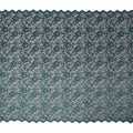 Teal Green Metallic Lace Fabric 110cm