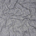 Grey Metallic Crinkle Jacquard Fabric 110cm