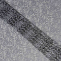 Grey Metallic Crinkle Jacquard Fabric 110cm