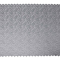 Grey Metallic Crinkle Jacquard Fabric 110cm