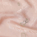Blush Rose Pink Animal Skin Silk Crepe Fabric 140cm