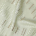 Sage Green Lurex Stripe Silk Crepe 140cm