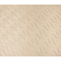 Champagne Beige Lurex Stripe Silk Crepe 140cm