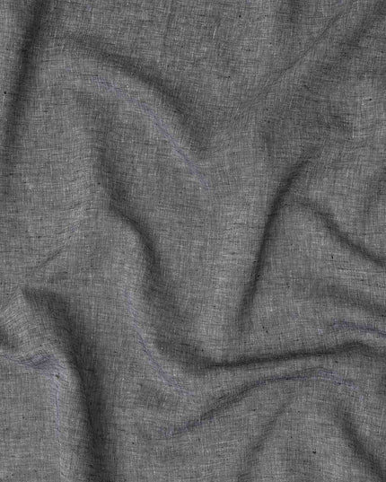 Charcoal Grey Linen Linen Fabric 150cm