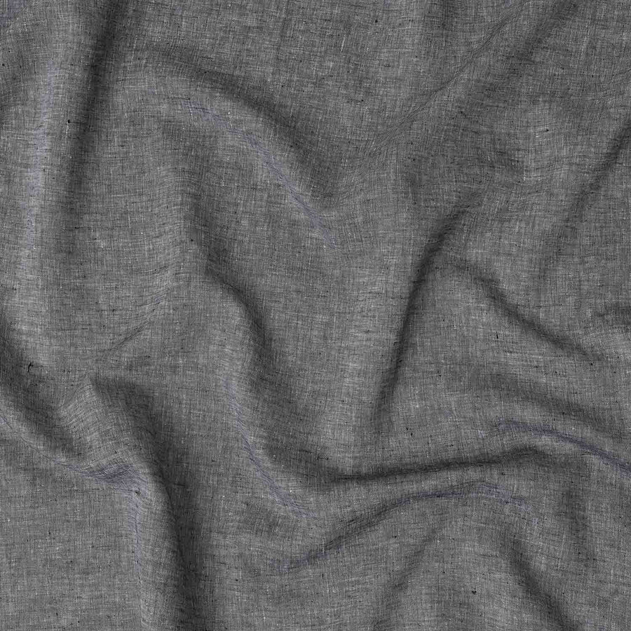 Charcoal Grey Linen Linen Fabric 150cm