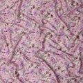 Blush Pink Floral Viscose Fabric 110cm