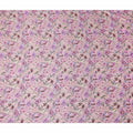 Blush Pink Floral Viscose Fabric 110cm