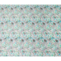 Grey Floral Digital Printed Viscose Fabric 110cm | Indian