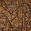 Buy Gold Abstract Design Viscose Crepe 110cm
